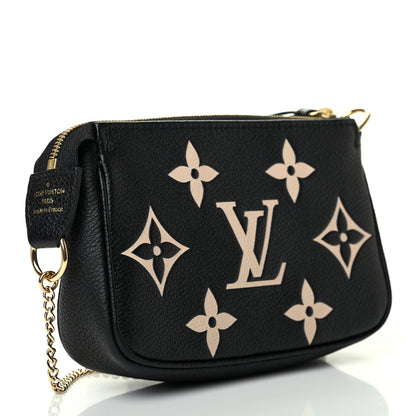 Louis Vuitton Empreinte Monogram Giant Mini Pochette Accessories Black 2 of 4