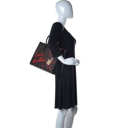 Louis Vuitton Monogram Fall In Love Onthego MM 2 of 8
