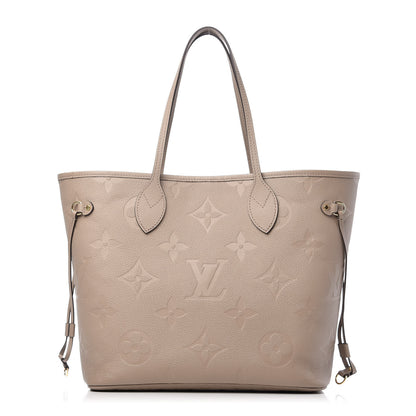 Louis Vuitton Empreinte Monogram Giant Neverfull MM Tourterelle 1 of 9
