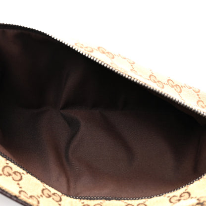 Gucci GG Monogram Double Pocket Belt Bag Dark Brown 5 of 12