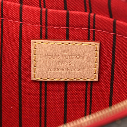 Louis Vuitton Monogram Neverfull MM GM Pochette Cherry 6 of 8