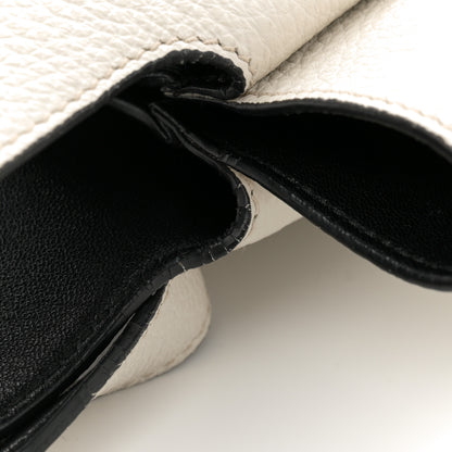 Prada Vitello Daino Soft Mini Dynamique Tote Talco Black 10 of 11