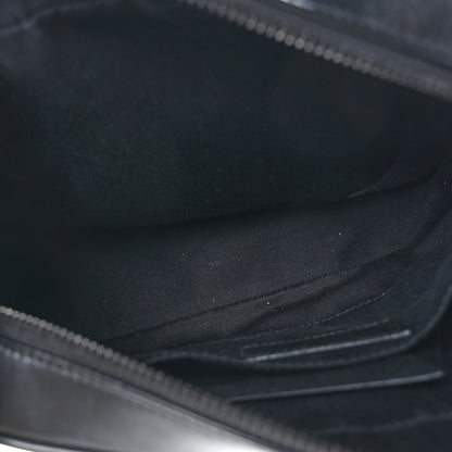 Saint Laurent Calfskin Matelasse Monogram Monochrome Lou Camera Bag Black 5 of 10