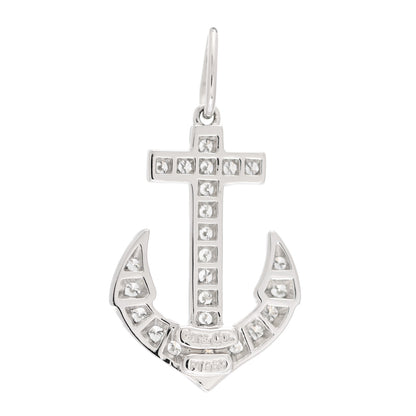 Tiffany Platinum Diamond Anchor Charm 3 of 3