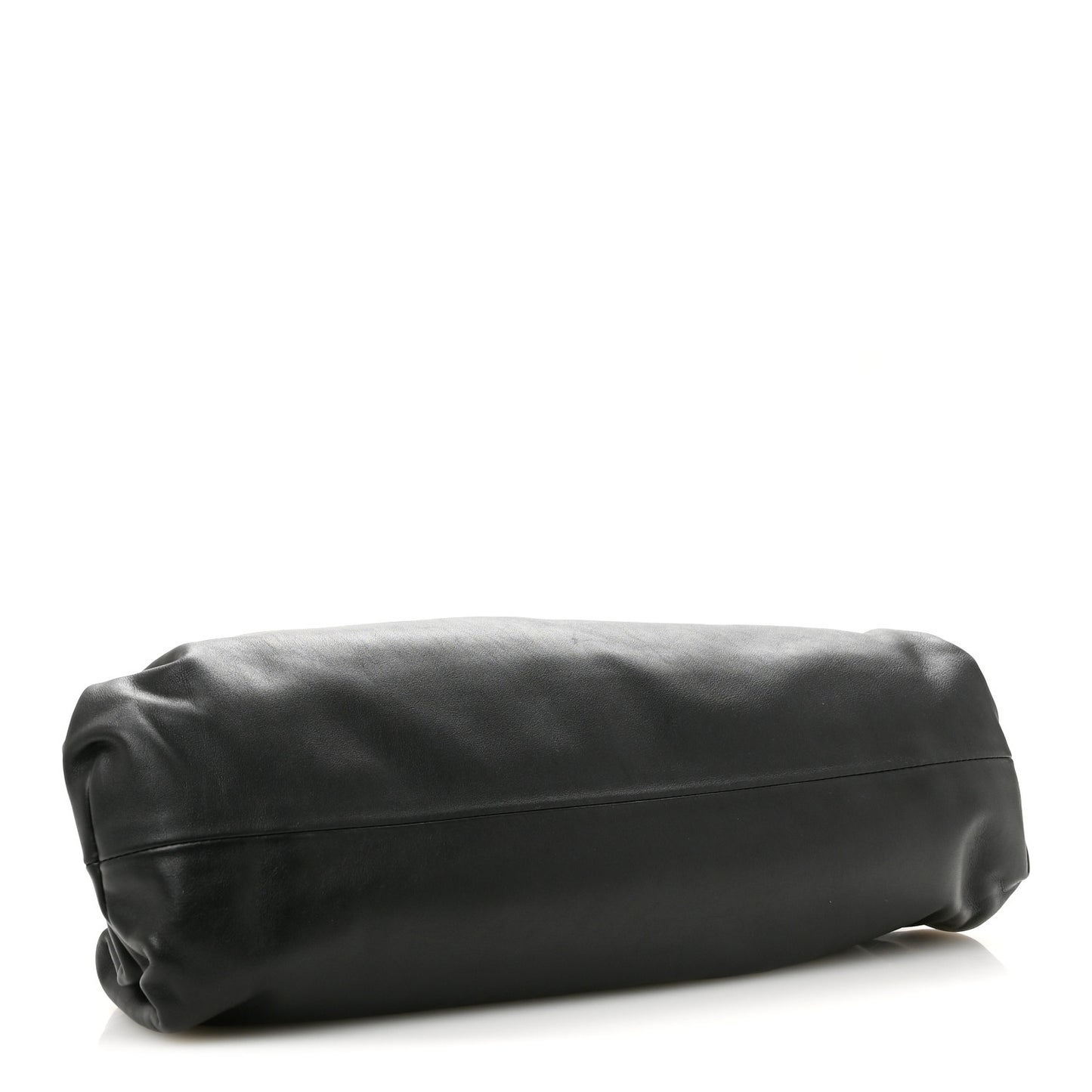 Smooth Butter Calf The Pouch Oversized Clutch Black