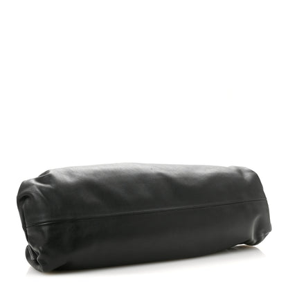 Bottega Veneta Smooth Butter Calf The Pouch Oversized Clutch Black 4 of 10