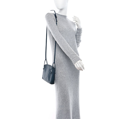Bottega Veneta Nappa Intrecciato Nodini Crossbody Messenger Blue 2 of 10