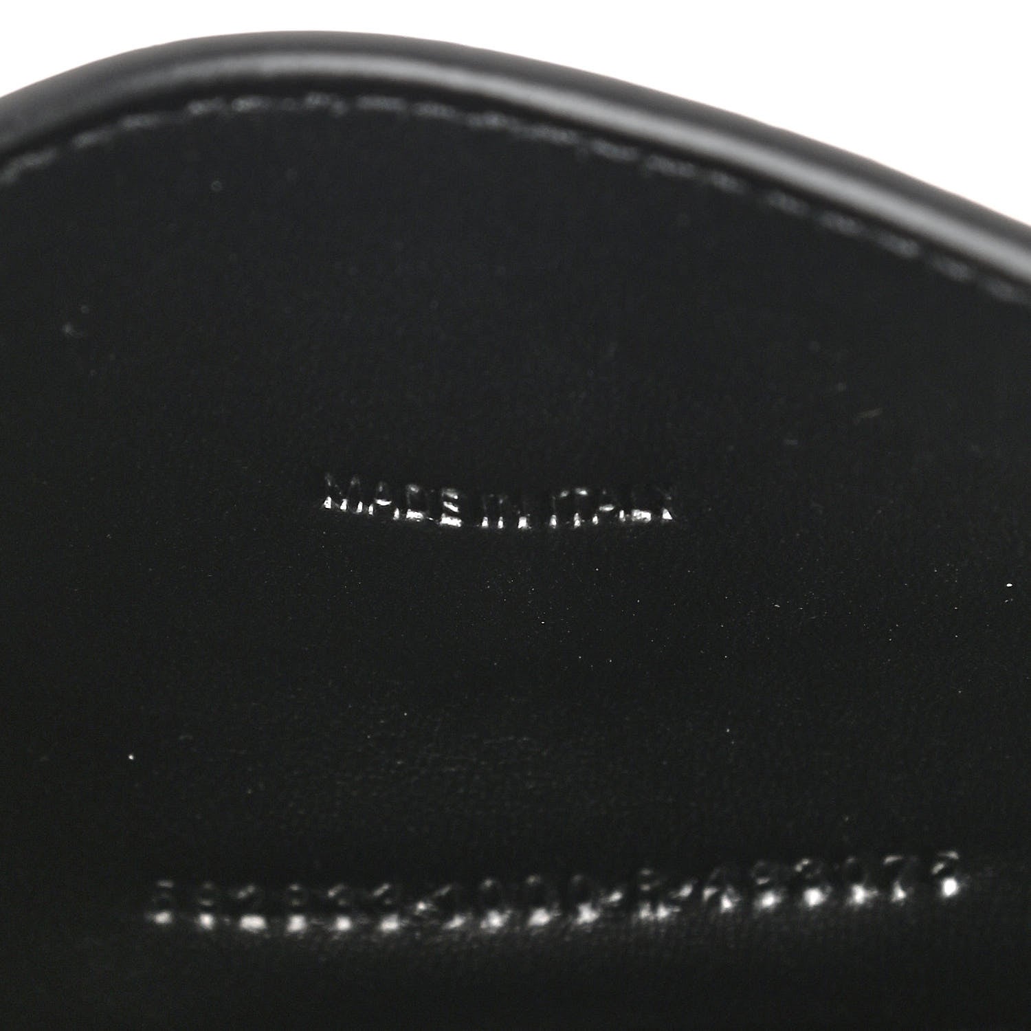 Balenciaga Shiny Calfskin Monochrome Crocodile Embossed Hourglass Top Handle Bag XS Black 8 of 12