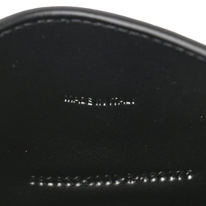 Balenciaga Shiny Calfskin Monochrome Crocodile Embossed Hourglass Top Handle Bag XS Black 8 of 12