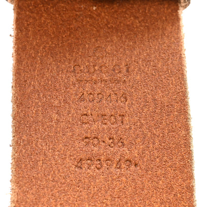 Gucci Faded Calfskin Double G 40mm Belt 90 36 Cuir 5 of 6