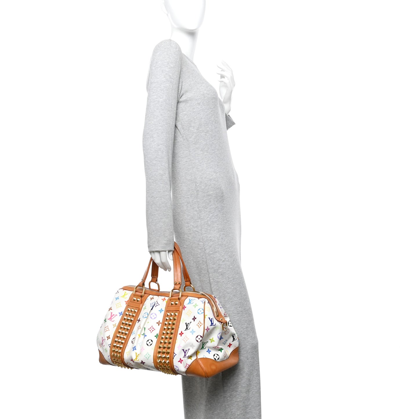 Monogram Multicolor Courtney GM White