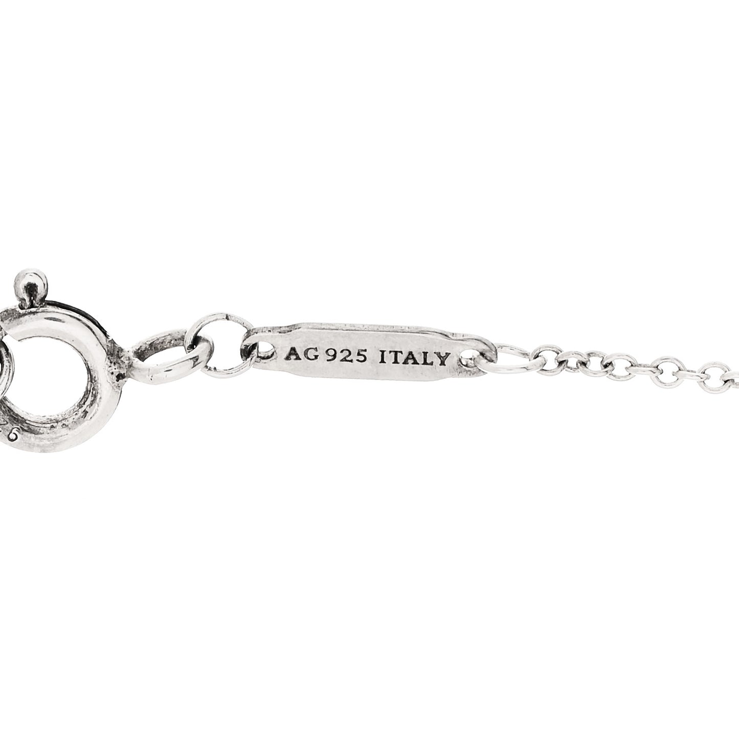 Sterling Silver Large T Smile Pendant Necklace