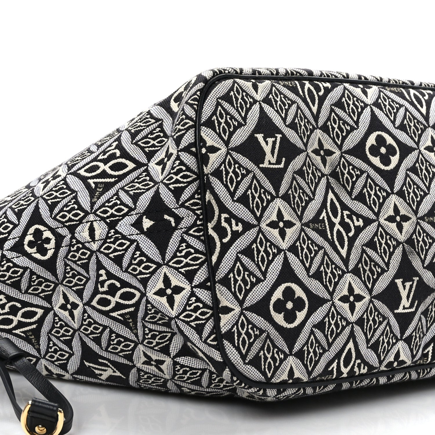 Louis Vuitton Jacquard Since 1854 Neverfull MM Grey 7 of 8