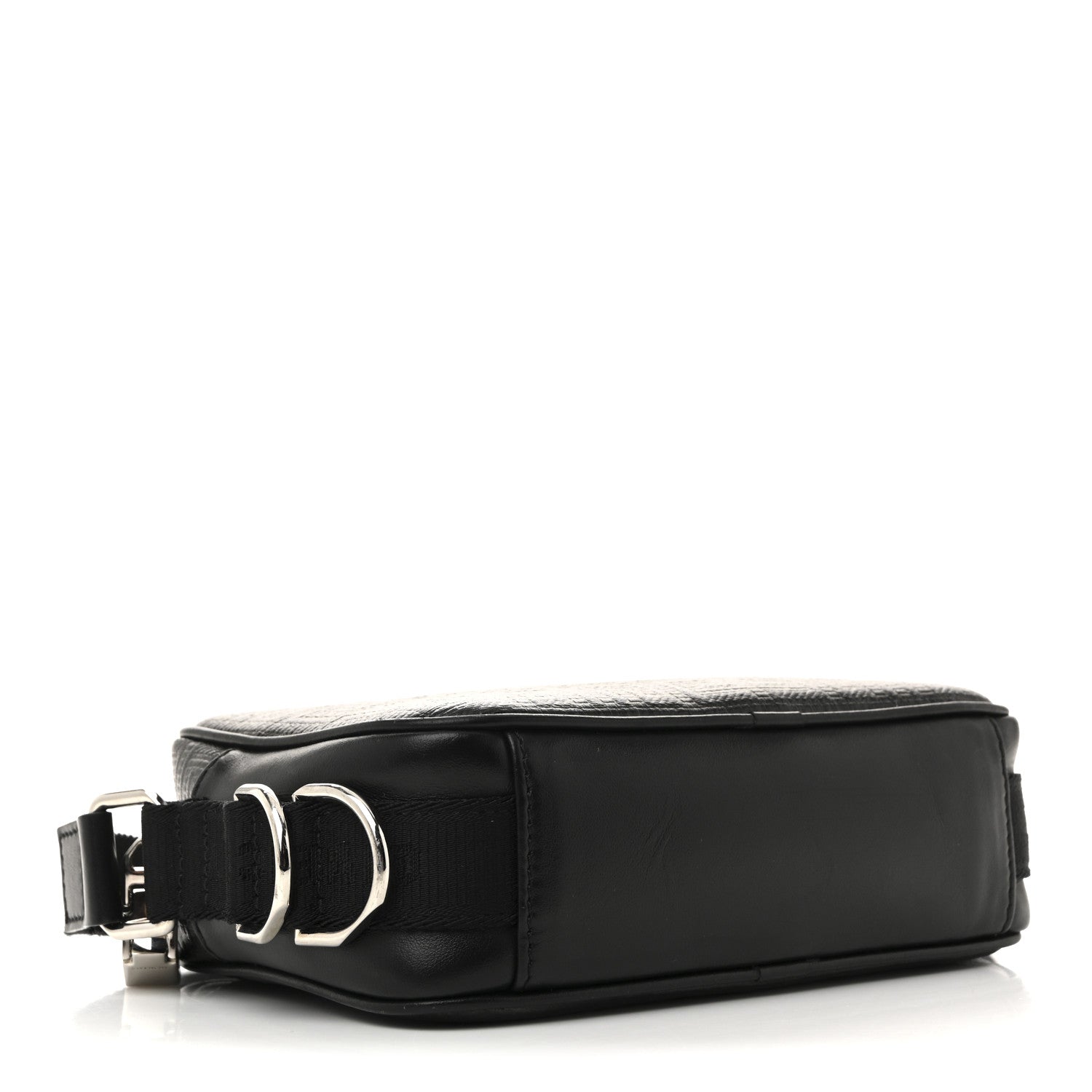 Givenchy Coated Canvas Logo Embossed G Essentials Camera Bag Black