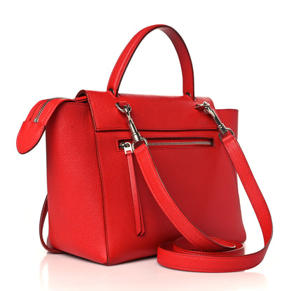 Celine Baby Grained Calfskin Micro Belt Bag Coquelicot 3 of 13
