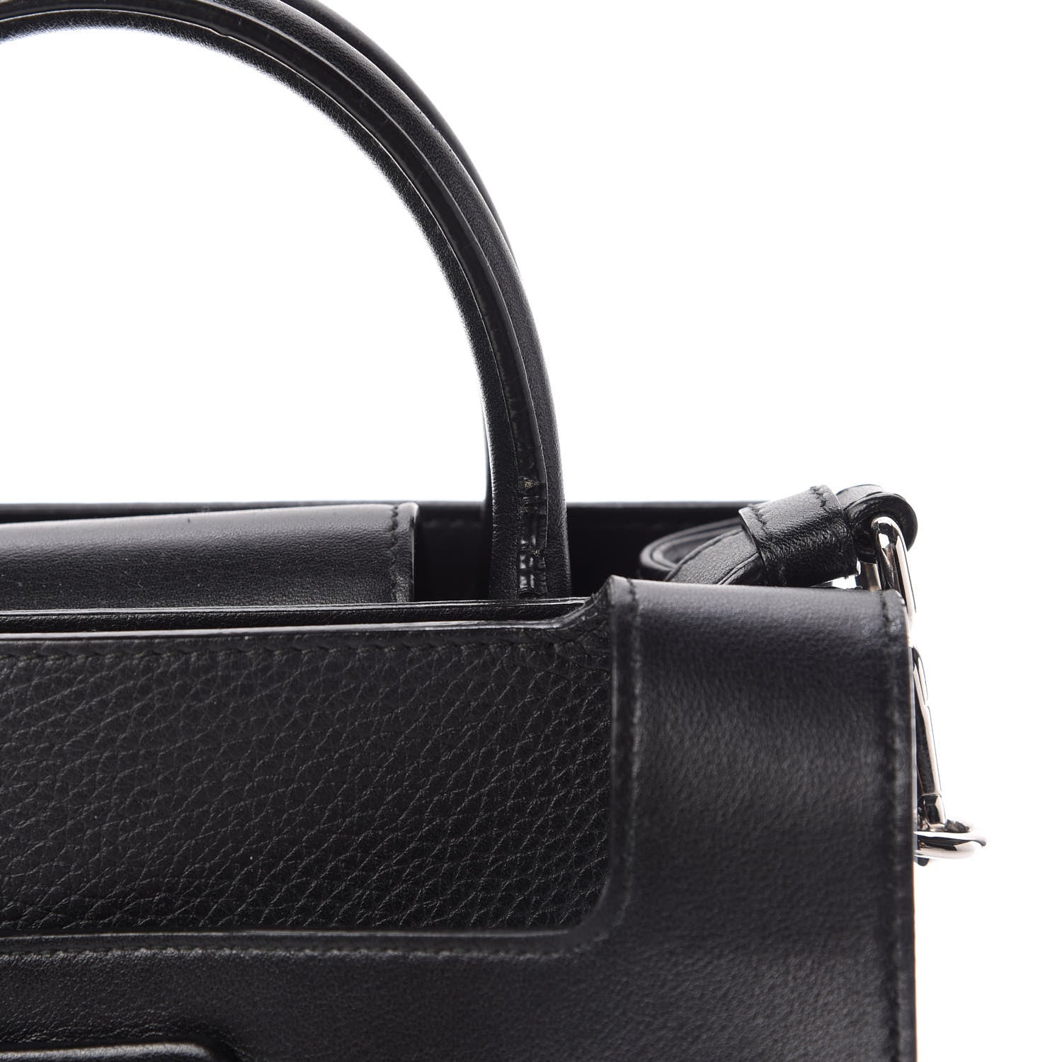 Christian Dior Grained Calfskin Mini Diorever Flap Black 13 of 13