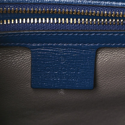 Gucci Azalea Calfskin Small Sylvie 1969 Top Handle Bag Blue 6 of 10