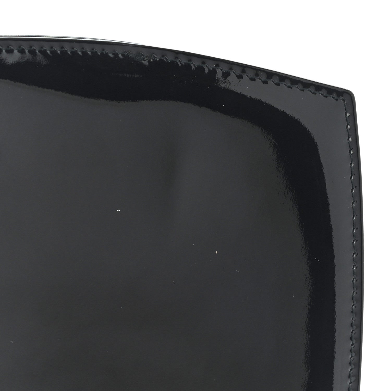 Chanel Patent CC Trousse Maquil Yen Wallet Black 10 of 10