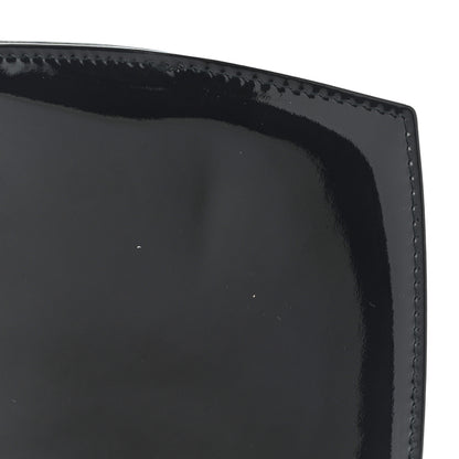 Chanel Patent CC Trousse Maquil Yen Wallet Black 10 of 10