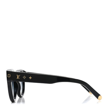 Louis Vuitton Acetate My Monogram Square Sunglasses Z1526W Black 3 of 7