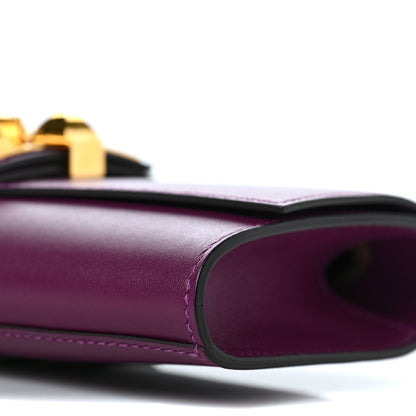 Hermes Tadelakt Medor 23 Clutch Anemone 8 of 9