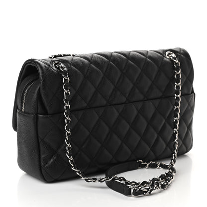 Chanel Caviar Quilted Jumbo Easy Flap Black 2 of 15