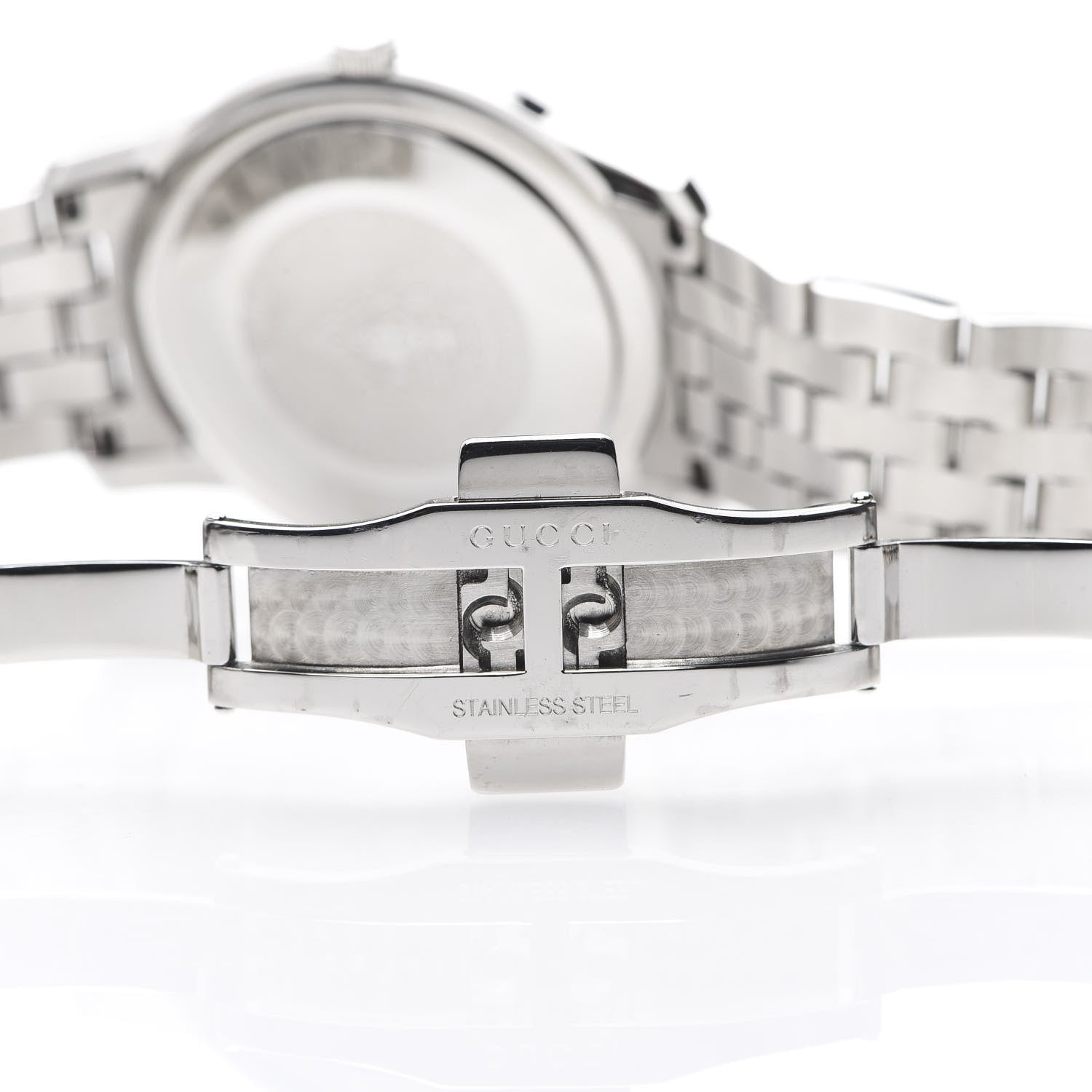 Gucci Stainless Steel 38mm 5500XL Quartz Watch Black 5 of 7