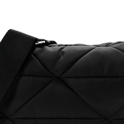 Prada Re-Nylon Quilted Padded Flap Shoulder Bag Black 9 of 11