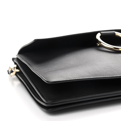 Chloe Suede Calfskin Medium Faye Shoulder Bag Carbon Grey 7 of 10