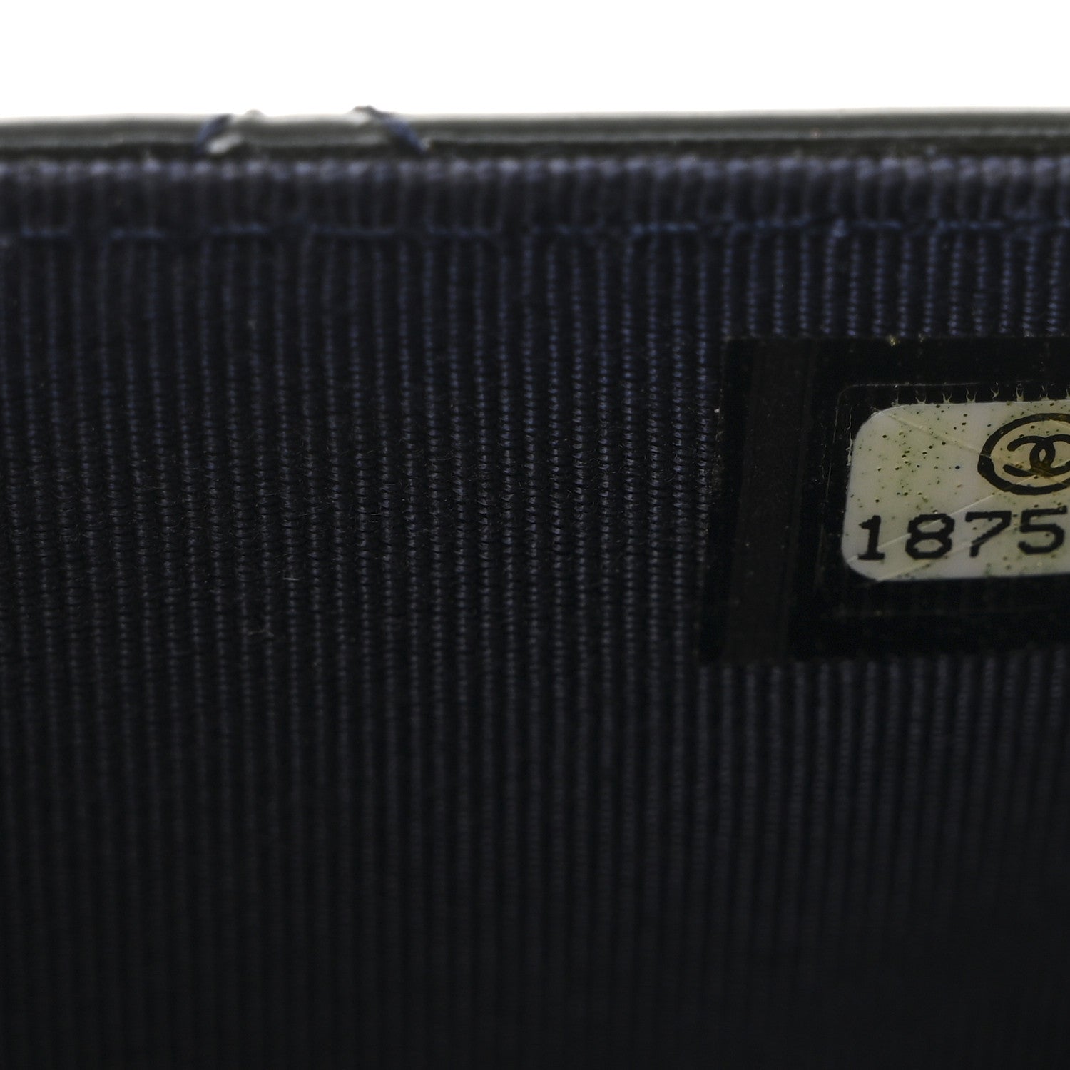 Chanel Patent Quilted Wallet On Chain WOC Navy Blue 14 of 21
