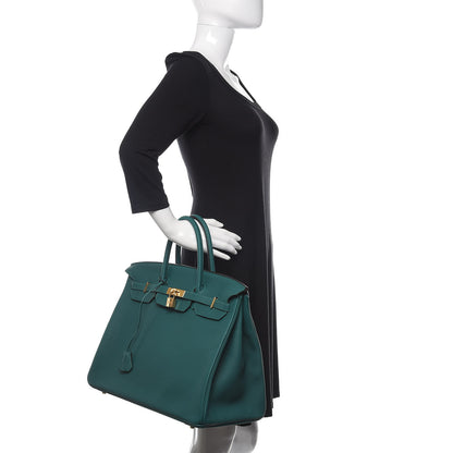 Hermes Togo Birkin 40 Malachite 2 of 11