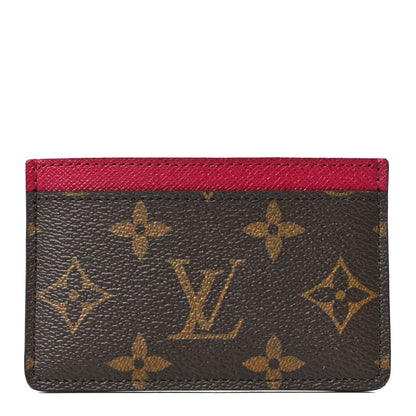 Louis Vuitton Monogram Card Holder Fuchsia 1 of 10