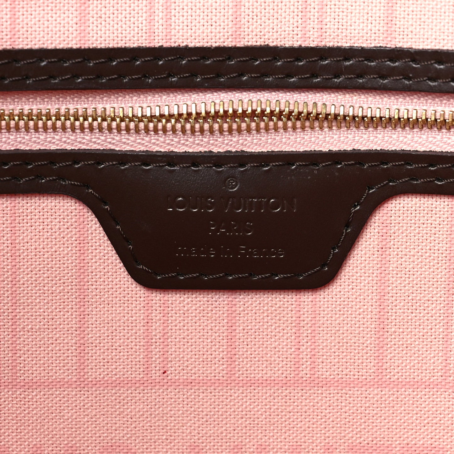 Damier Ebene Neo Neverfull MM Rose Ballerine