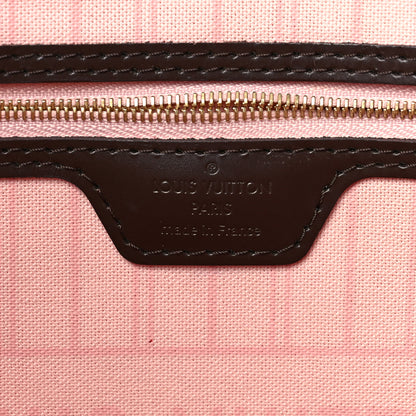 Louis Vuitton Damier Ebene Neo Neverfull MM Rose Ballerine 7 of 10