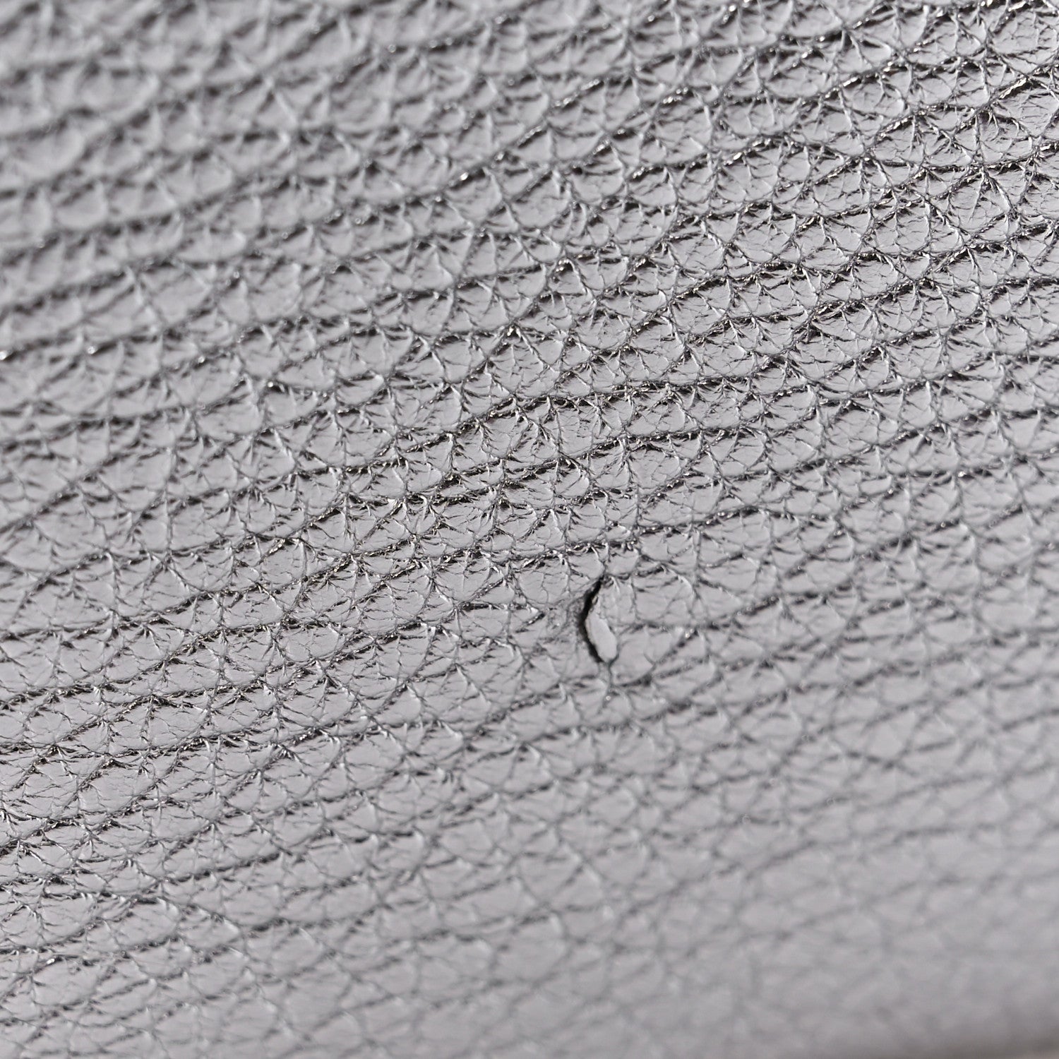 Balenciaga Metallic Goatskin Logo Large Everyday Zip Pouch Argent Black 8 of 10