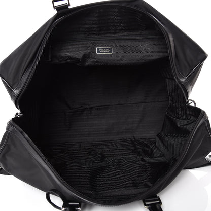 Prada Tessuto Nylon Saffiano Viaggio Duffle Black 5 of 6