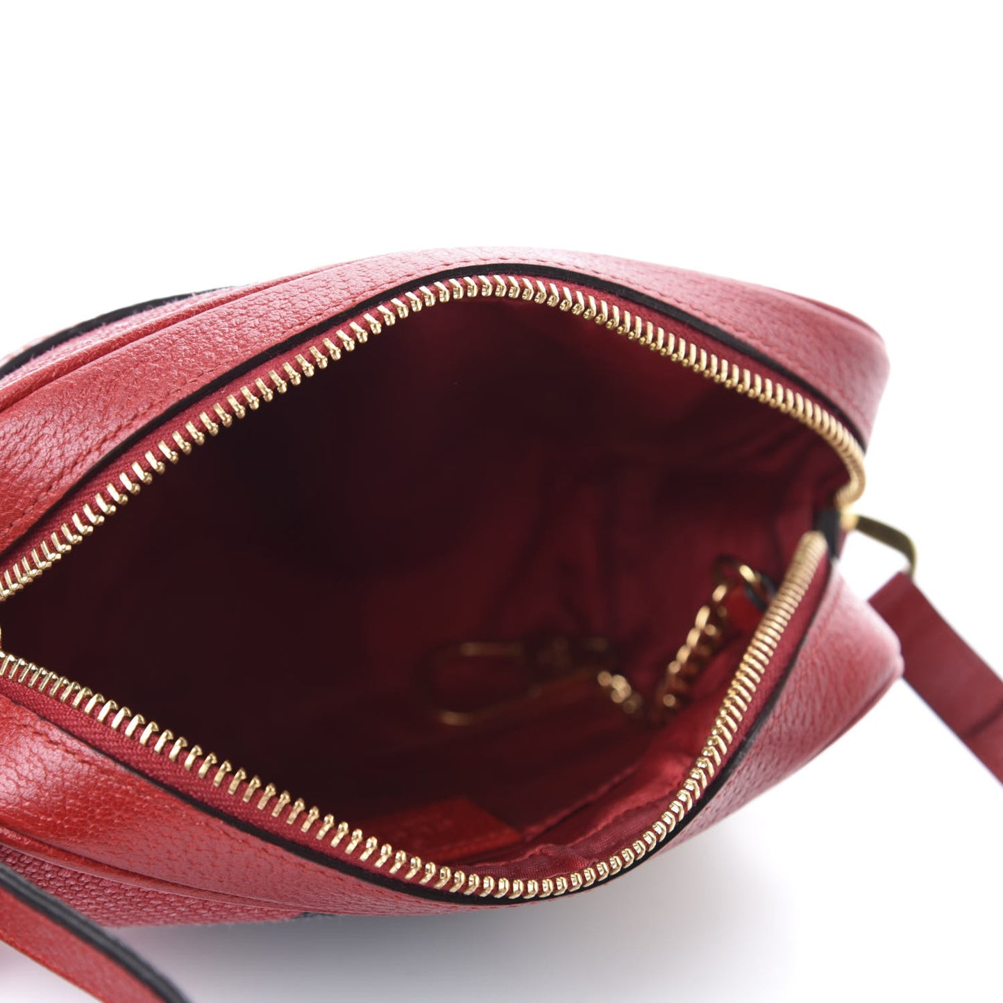 Canvas Sylvie Stripe Mini Ophidia Camera Bag Mystic White Hibiscus Red Maritime
