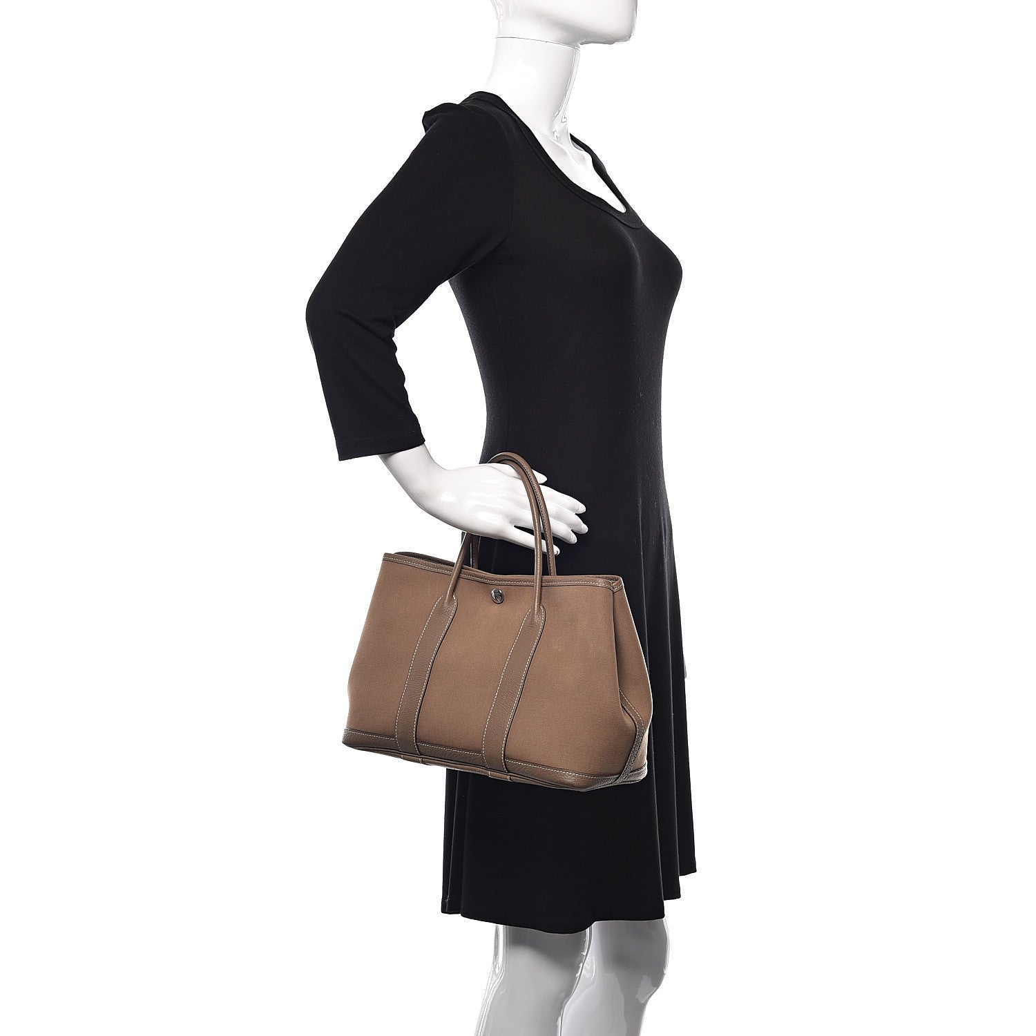Hermes Toile Negonda Garden Party 30 TPM Etoupe 2 of 14