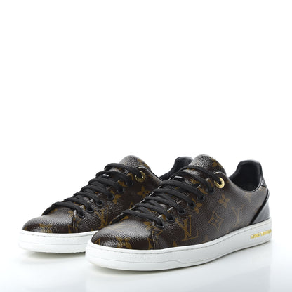 Louis Vuitton Patent Monogram Frontrow Sneakers 38 3 of 10