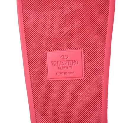 Valentino Garavani Rubber Rockstud Slide Sandals 37 Shadow Pink 7 of 8