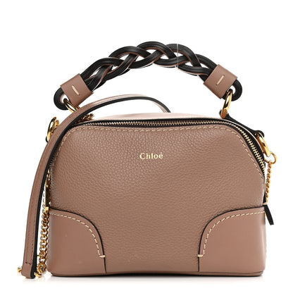 Chloe Calfskin Mini Daria Chain Bag Cement Brown 1 of 10