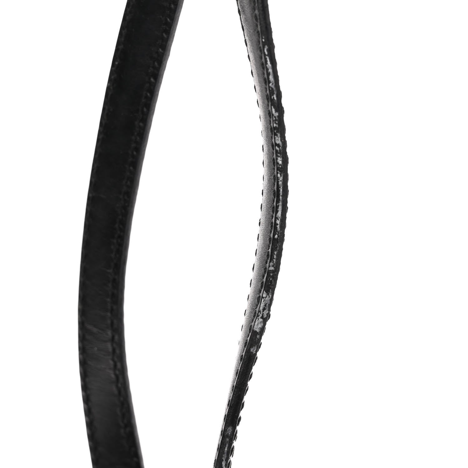 Prada Tessuto Nylon Soft Calfskin Shoulder Bag Black 12 of 12