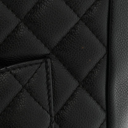 Chanel Caviar Quilted Petit Shopping Tote PST Black 13 of 15