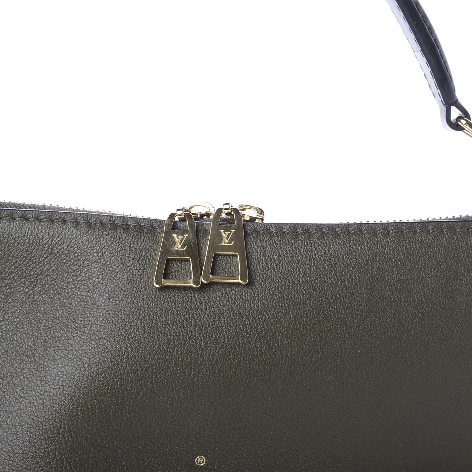 Louis Vuitton Damier Ebene Calfskin Maida Khaki 12 of 13