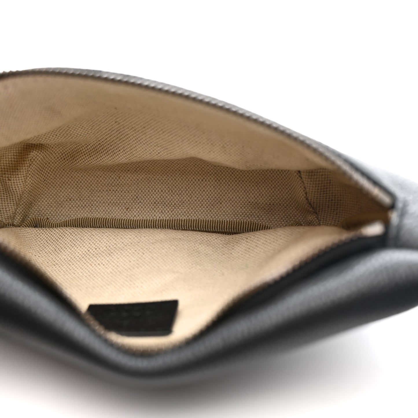 Grained Calfskin Small Logo Belt Bag Black
