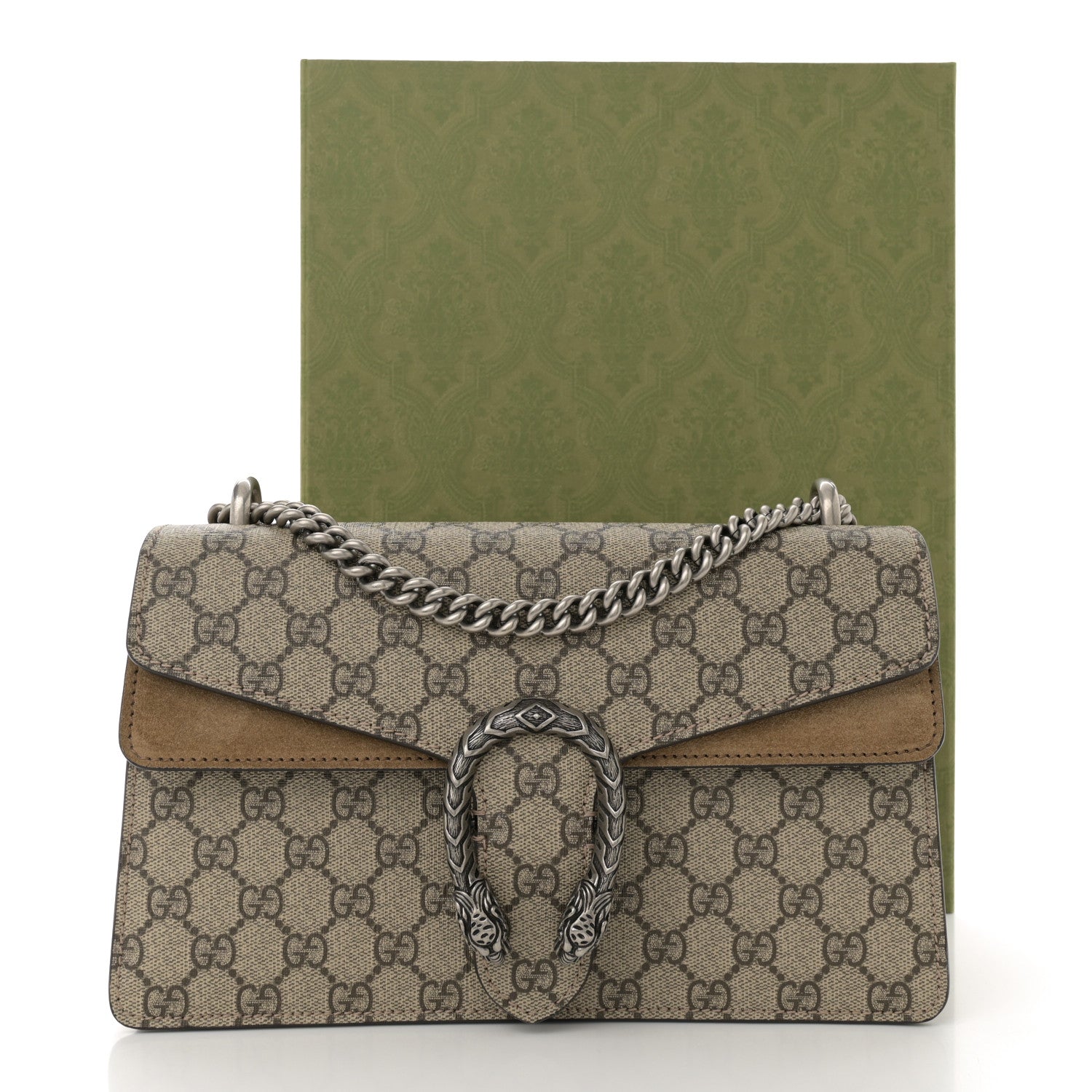 Gucci GG Supreme Monogram Small Dionysus Shoulder Bag Taupe 11 of 11