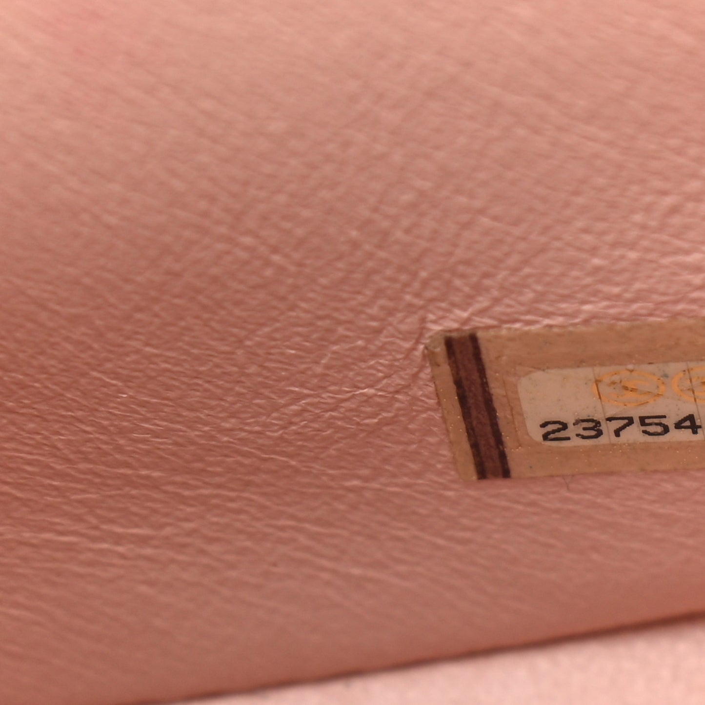 Lambskin Quilted Mini Square Flap Light Pink