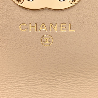 Chanel Tweed Lambskin Quilted Waist Bag With Coin Purse Beige 8 of 12