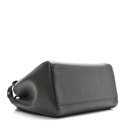 Fendi Nappa Mini Peekaboo Iconic Satchel Carbone 4 of 13