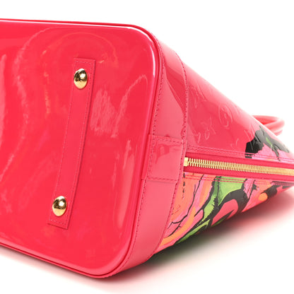 Louis Vuitton Vernis Roses Alma MM Rose Pop 9 of 9